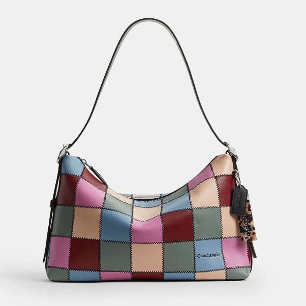 Coach Coachtopia Alter/Ego Slouchy Shoulder Bag Upcrafted Leather Multi 4 CBE00 - Picture 9 of 13